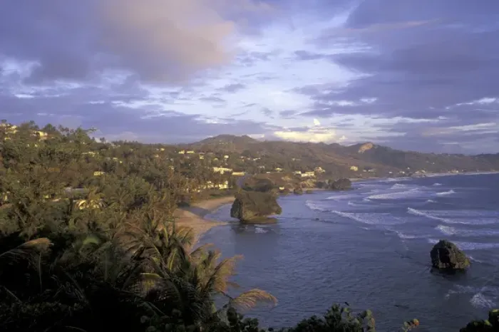 Framed Print : Caribbean, Barbados View of Bathsheba