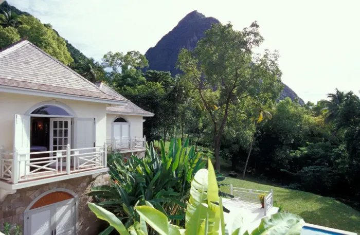 Framed Print : Caribbean, BWI, St. Lucia, the Beau Estate
