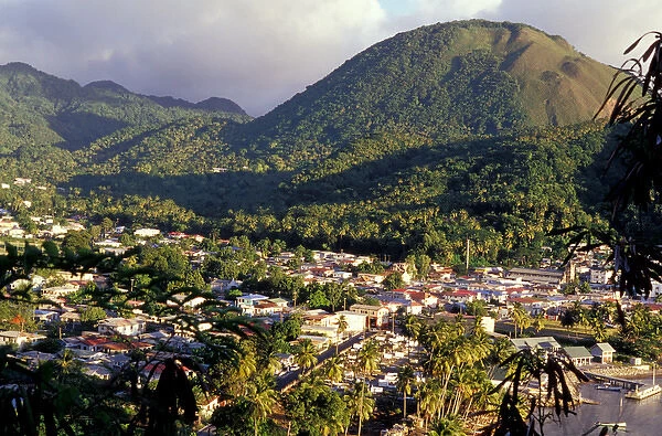 Caribbean, BWI, St. Lucia, Town of Soufriere