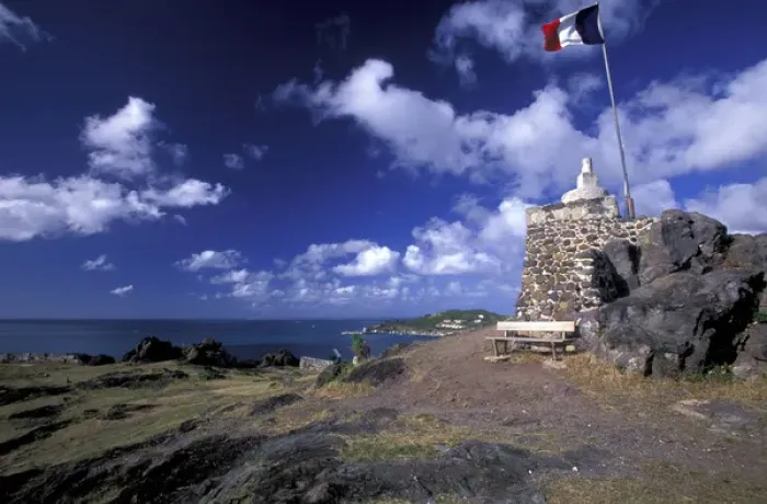 Framed Print : Caribbean, French West Indies, St. Martin Marigot; Fort Louis (b. 1790) Framed Print : Caribbean, French West Indies, St. Martin Marigot; Fort Louis (b. 1790)