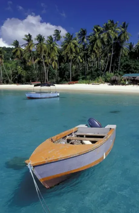 Framed Print : CARIBBEAN, Grenada Boats anchored offshore Framed Print : CARIBBEAN, Grenada Boats anchored offshore