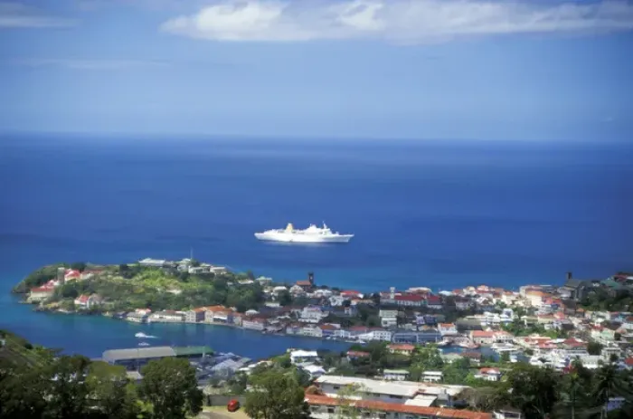 Framed Print : Caribbean, Grenada. Harbor view Framed Print : Caribbean, Grenada. Harbor view