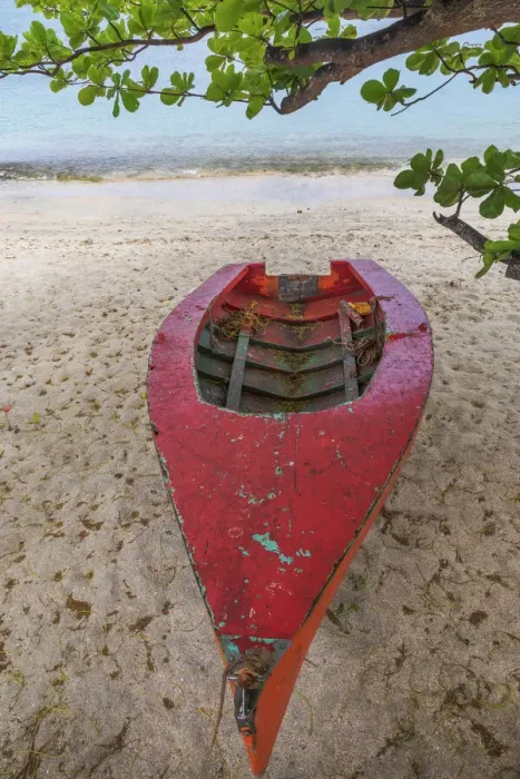 Framed Print : Caribbean, Grenada, Island of Carriacou. Wooden fishing boat on beach Framed Print : Caribbean, Grenada, Island of Carriacou. Wooden fishing boat on beach