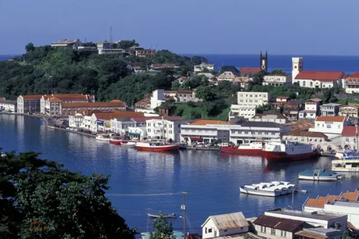 Framed Print : CARIBBEAN, Grenada, St. Georges St. Georges Harbor Framed Print : CARIBBEAN, Grenada, St. Georges St. Georges Harbor