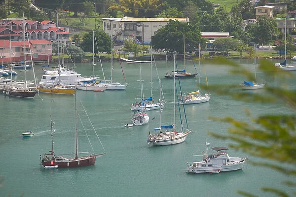 Caribbean, GRENADA, St. Georges Yacht Marina on The Lagoon, St