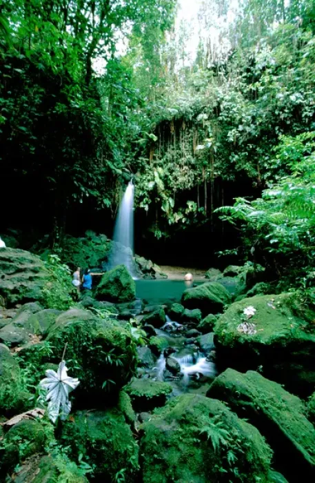Framed Print : Caribbean, Island of Dominica (aka Nature Island). Trois Piton National Park, Emerald Framed Print : Caribbean, Island of Dominica (aka Nature Island). Trois Piton National Park, Emerald