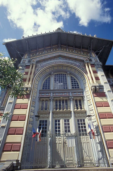 CARIBBEAN, Martinique, Fort de France Biblioteque Schoelcher
