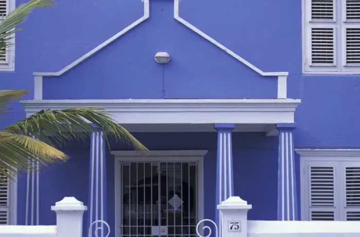 Framed Print : Caribbean, Netherland Antilles, Curacao, Willemstad Colorful buildings and detail