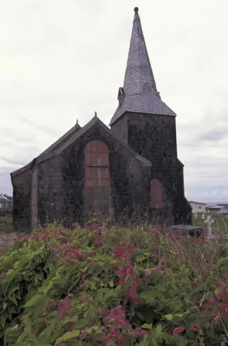 Framed Print : CARIBBEAN, St. Kitts Old Church Framed Print : CARIBBEAN, St. Kitts Old Church