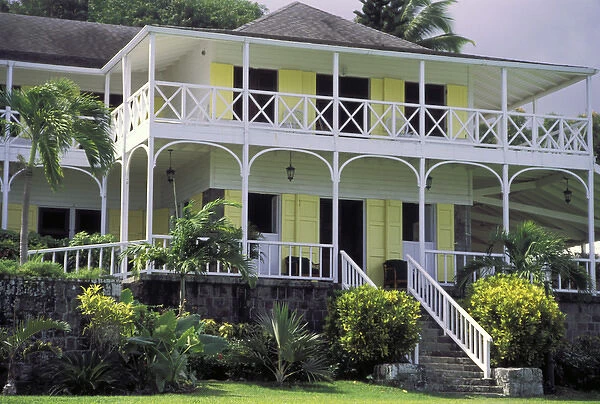 Caribbean, St. Kitts. Rawlins Plantation Inn