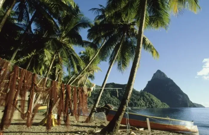 Framed Print : Caribbean, St. Lucia