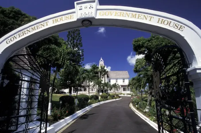 Framed Print : Caribbean, St. Lucia, Castries. Government house