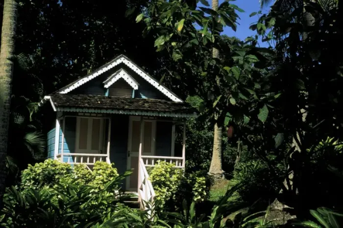 Framed Print : Caribbean, St. Lucia, Soufriere. A home on a plantation Framed Print : Caribbean, St. Lucia, Soufriere. A home on a plantation