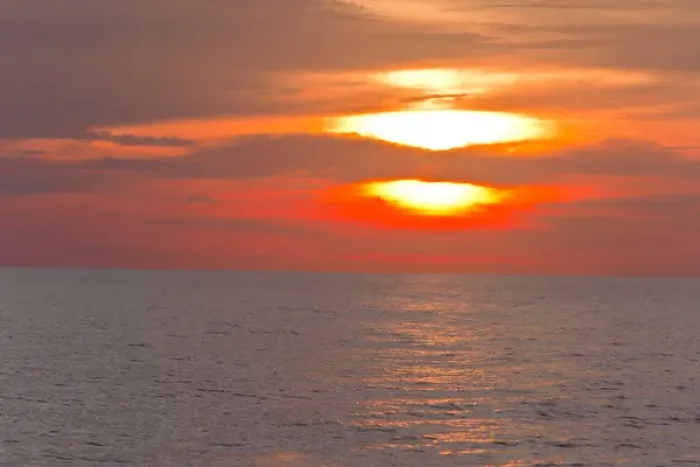 Framed Print : Caribbean. Sunset at sea Framed Print : Caribbean. Sunset at sea