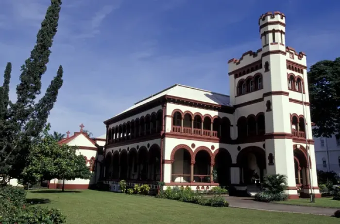 Framed Print : Caribbean, Trinidad, Port of Spain Magnificent Seven Mansions Framed Print : Caribbean, Trinidad, Port of Spain Magnificent Seven Mansions