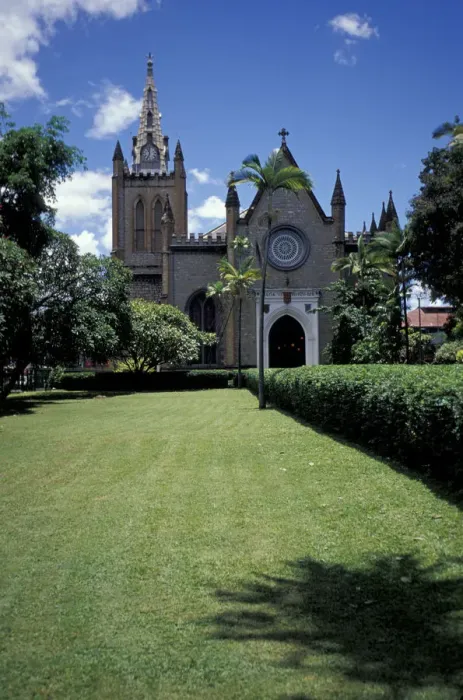 Framed Print : Caribbean, Trinidad, Port of Spain Trinity Cathedral Framed Print : Caribbean, Trinidad, Port of Spain Trinity Cathedral