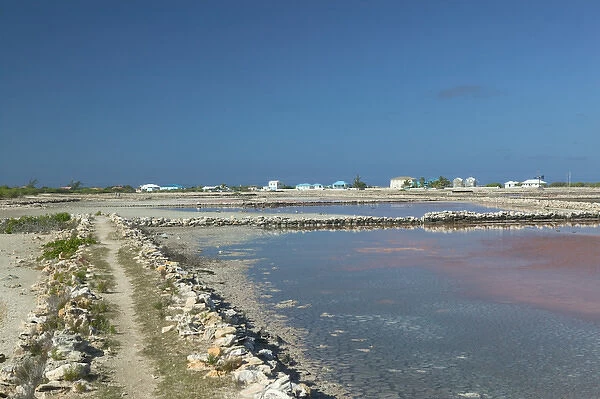 Caribbean, TURKS & CAICOS-Salt Cay Island-Balfour Town: Historic Former World s