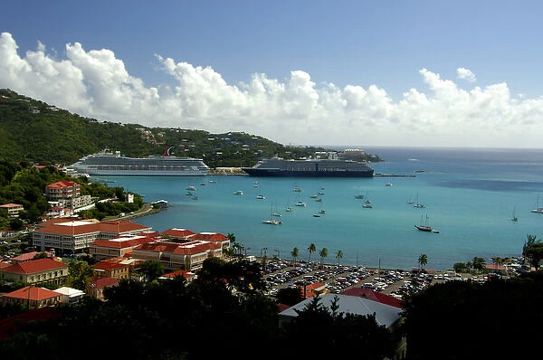 Caribbean, U. S. Virgin Islands, St. Thomas, Charlotte Amalie, Blackbeards Castle