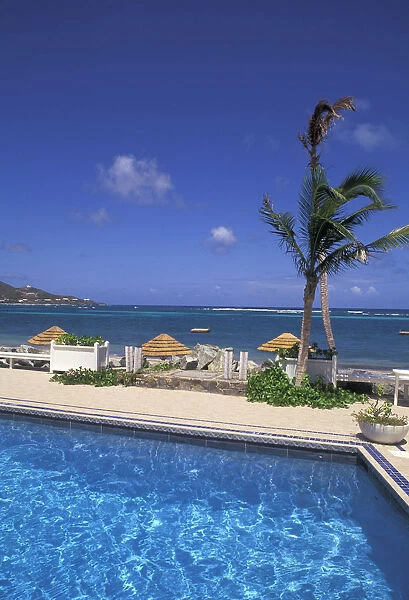 Caribbean, US Virgin Islands, St. Croix. Divi Carina Bay Resort, swimming pool