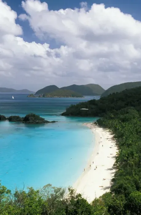 Framed Print : Caribbean, US Virgin Islands, St. John. Trunk Bay overview Framed Print : Caribbean, US Virgin Islands, St. John. Trunk Bay overview