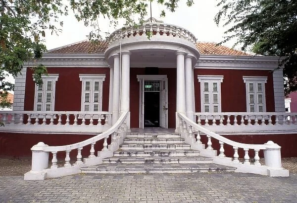 Caribbean, West Indies, Curacao, Willemstad. Colonial home