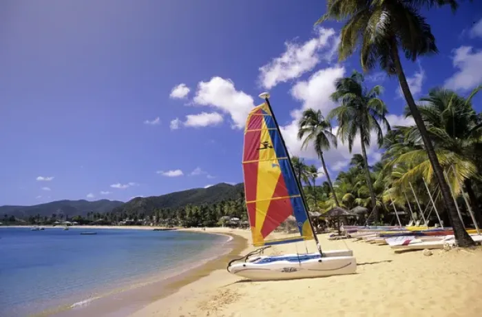 Framed Print : Carlisle Bay Beach, Antigua