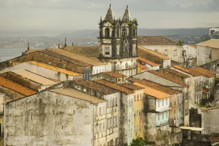 Framed Print : Carmo neighborhood Pelourinho area of Salvador da Bahia, considered by UNESCO to Framed Print : Carmo neighborhood Pelourinho area of Salvador da Bahia, considered by UNESCO to