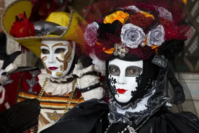 Framed Print : Carnival Venice Italy Masked Costumes Framed Print : Carnival Venice Italy Masked Costumes