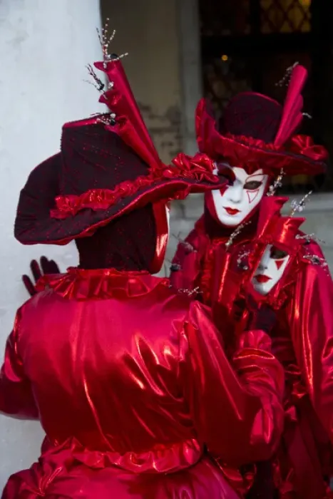 Framed Print : Carnival Venice Italy Masked Costumes