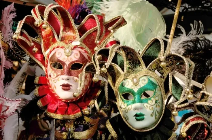 Framed Print : Carnival of Venice. Masks. Italy