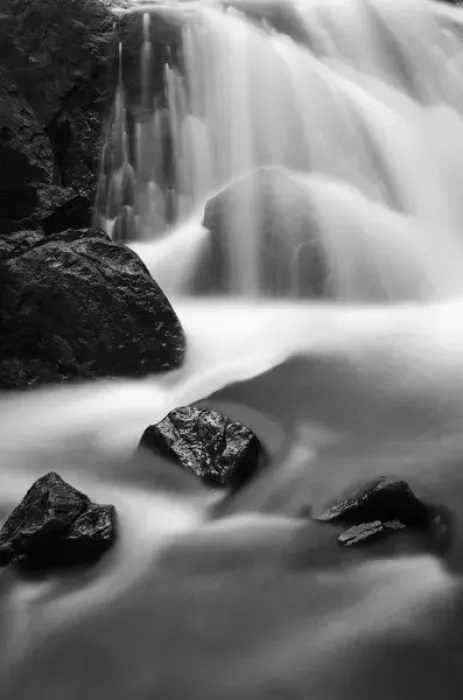 Framed Print : Cascade in Lundy Canyon, Inyo National Forest, Sierra Nevada Mountains, California
