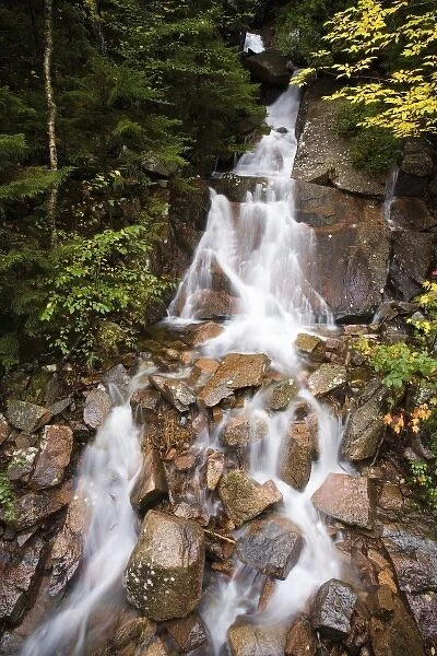 Cascades on Deer Brook in Maines Acadia National Park