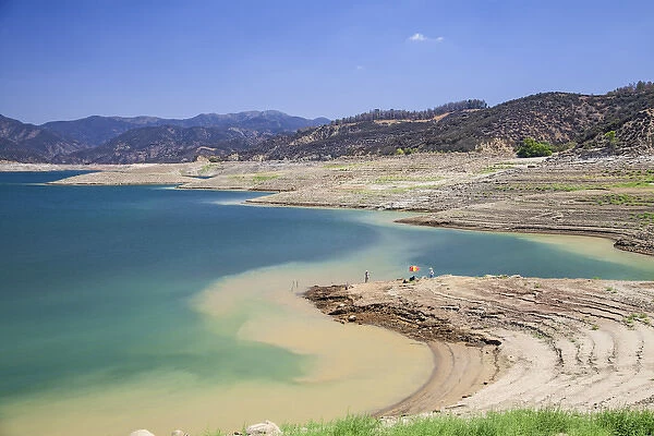 Castaic Lake, a terminus of the West Branch California Aqueduct is at 55% of capacity