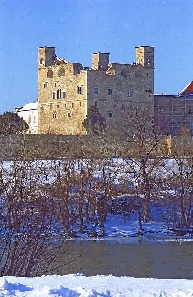 The castle in Sarospatak (Chateau Rakoczi) in the Tokaj region, on the river Bodrog