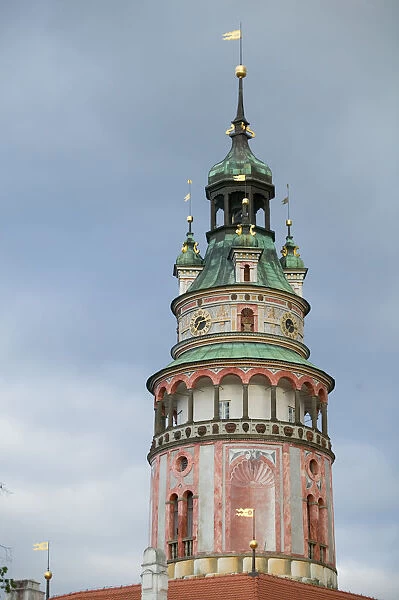 castle tower, Czech Republic, Ceske Krumlov, World Heritage Site