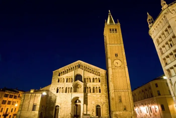 Framed Print : The cathedral and the baptistry, Parma, Emilia Romagna, Italy, Europe Framed Print : The cathedral and the baptistry, Parma, Emilia Romagna, Italy, Europe