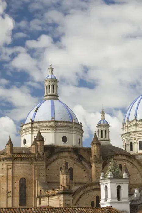 Framed Print : Cathedral of Immaculate Conception, built 1885, Cuenca, Ecuador, South America