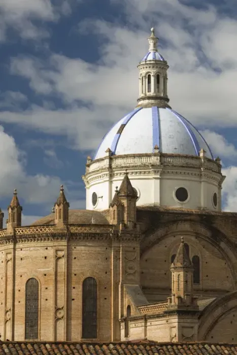 Framed Print : Cathedral of Immaculate Conception, built 1885, Cuenca, Ecuador, South America