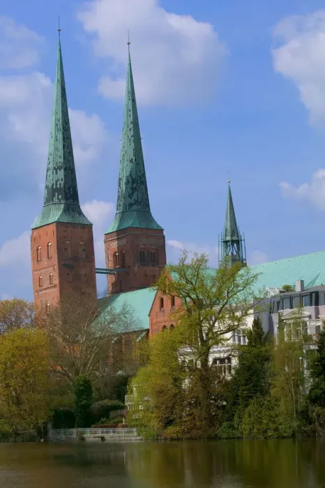 Framed Print : Cathedral, Lubeck_germany Framed Print : Cathedral, Lubeck_germany