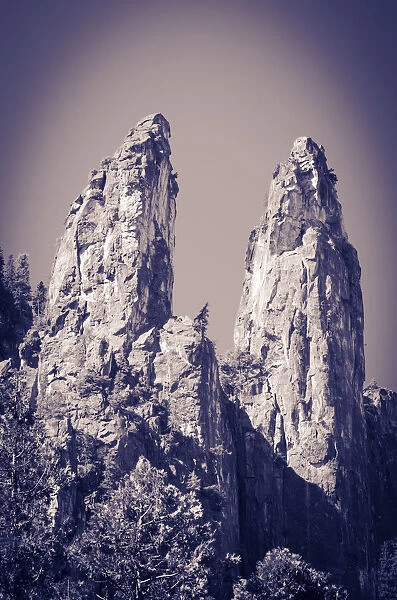 The Cathedral Spires, Yosemite National Park, California, USA