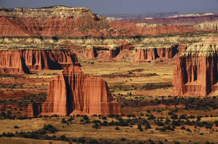Framed Print : Cathedral Valley; Upper Cathedral Valley Viewpoint; Capitol Reef National Park; Utah; USA Framed Print : Cathedral Valley; Upper Cathedral Valley Viewpoint; Capitol Reef National Park; Utah; USA