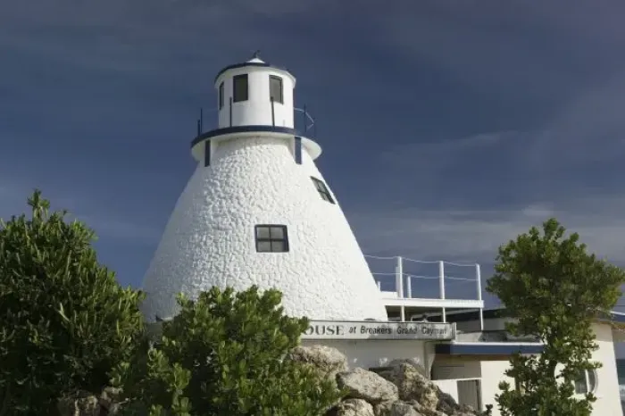 Framed Print : CAYMAN ISLANDS, GRAND CAYMAN, Frank Sound: Old Lighthouse
