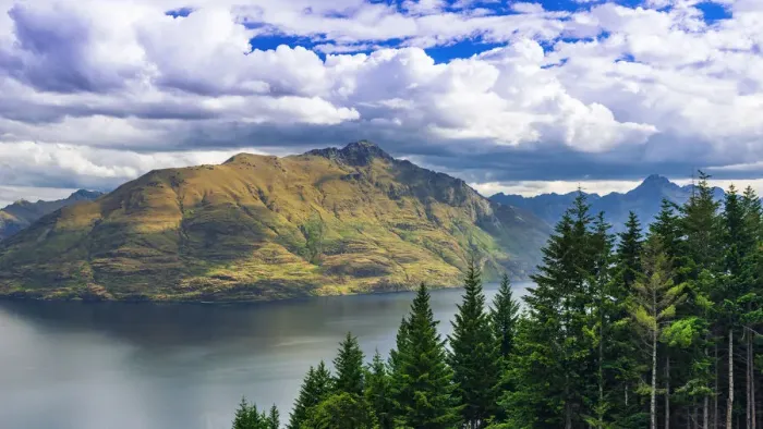 Framed Print : Cecil Peak above Lake Wakatipu, Queenstown, Otago, South Island, New Zealand Framed Print : Cecil Peak above Lake Wakatipu, Queenstown, Otago, South Island, New Zealand