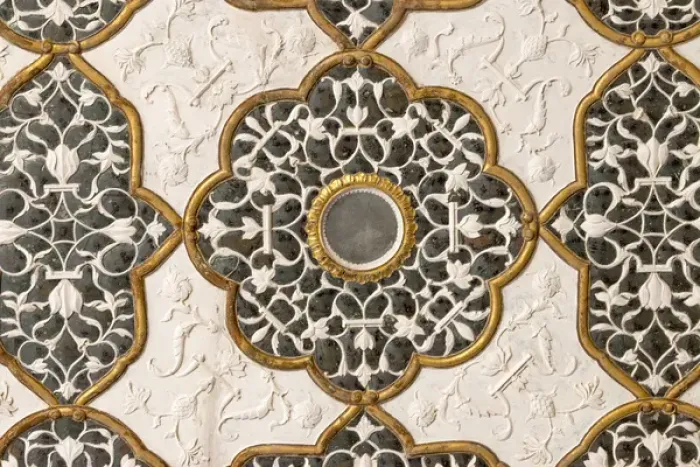 Framed Print : Ceiling detail. Diwan-i-Khas, Glass Palace. Hall of private Audience. Amber Fort Framed Print : Ceiling detail. Diwan-i-Khas, Glass Palace. Hall of private Audience. Amber Fort