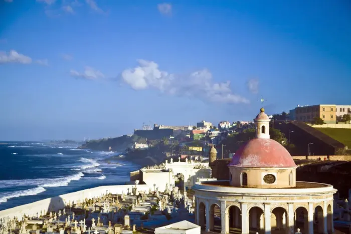 Framed Print : Cemetery and La Perla from El Morro fortress. Old San Juan. Puerto Rico Framed Print : Cemetery and La Perla from El Morro fortress. Old San Juan. Puerto Rico