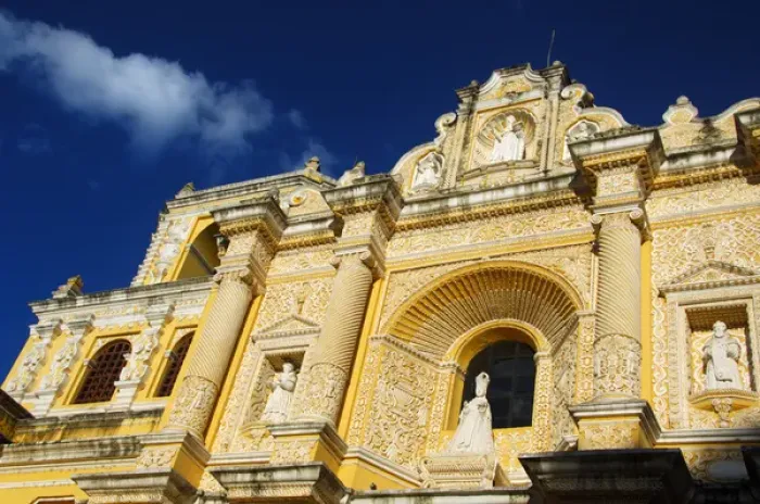 Framed Print : Central America, Guatemala, Antigua. Nuestra Senora de La Merced aka Lady of Mercy church