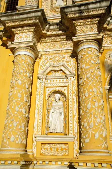 Framed Print : Central America, Guatemala, Antigua. Nuestra Senora de La Merced aka Lady of Mercy church