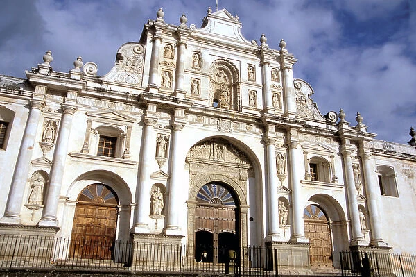 Central America, Guatemala, Antigua. Antigua Cathedral, colonial church