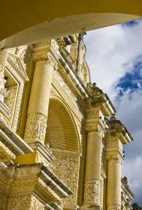 Framed Print : Central America, Guatemala, Antigua. The church of La Merced was originally built in 1548
