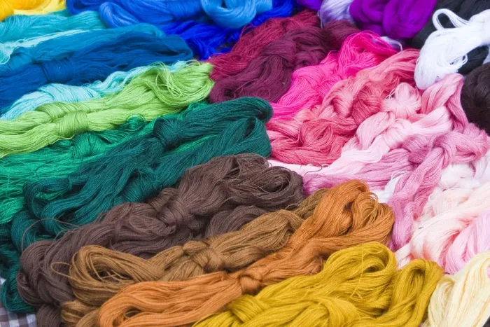 Framed Print : Central America, Guatemala, Chichicastenango. Colorful yarn on display at the market Framed Print : Central America, Guatemala, Chichicastenango. Colorful yarn on display at the market